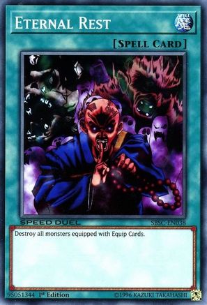 Eternal Rest (SBSC-EN038) - Speed Duel: Scars of Battle 1st Edition - Premium Yugioh Single from Konami - Just $0.25! Shop now at Game Crave Tournament Store