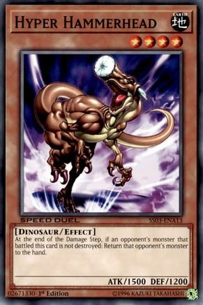 Hyper Hammerhead (SS03-ENA13) - Speed Duel Decks: Ultimate Predators 1st Edition - Premium Yugioh Single from Konami - Just $0.25! Shop now at Game Crave Tournament Store