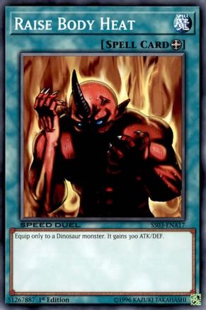 Raise Body Heat (SS03-ENA17) - Speed Duel Decks: Ultimate Predators 1st Edition - Premium Yugioh Single from Konami - Just $0.25! Shop now at Game Crave Tournament Store