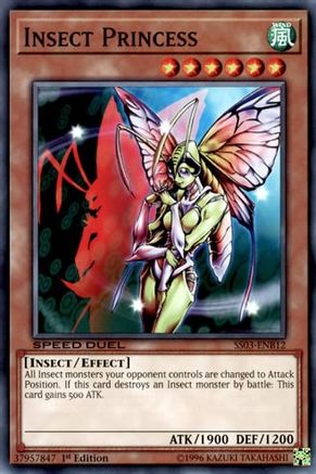 Insect Princess (SS03-ENB12) - Speed Duel Decks: Ultimate Predators 1st Edition - Premium Yugioh Single from Konami - Just $0.25! Shop now at Game Crave Tournament Store