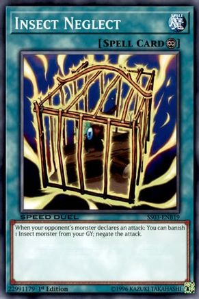 Insect Neglect (SS03-ENB19) - Speed Duel Decks: Ultimate Predators 1st Edition - Premium Yugioh Single from Konami - Just $0.25! Shop now at Game Crave Tournament Store