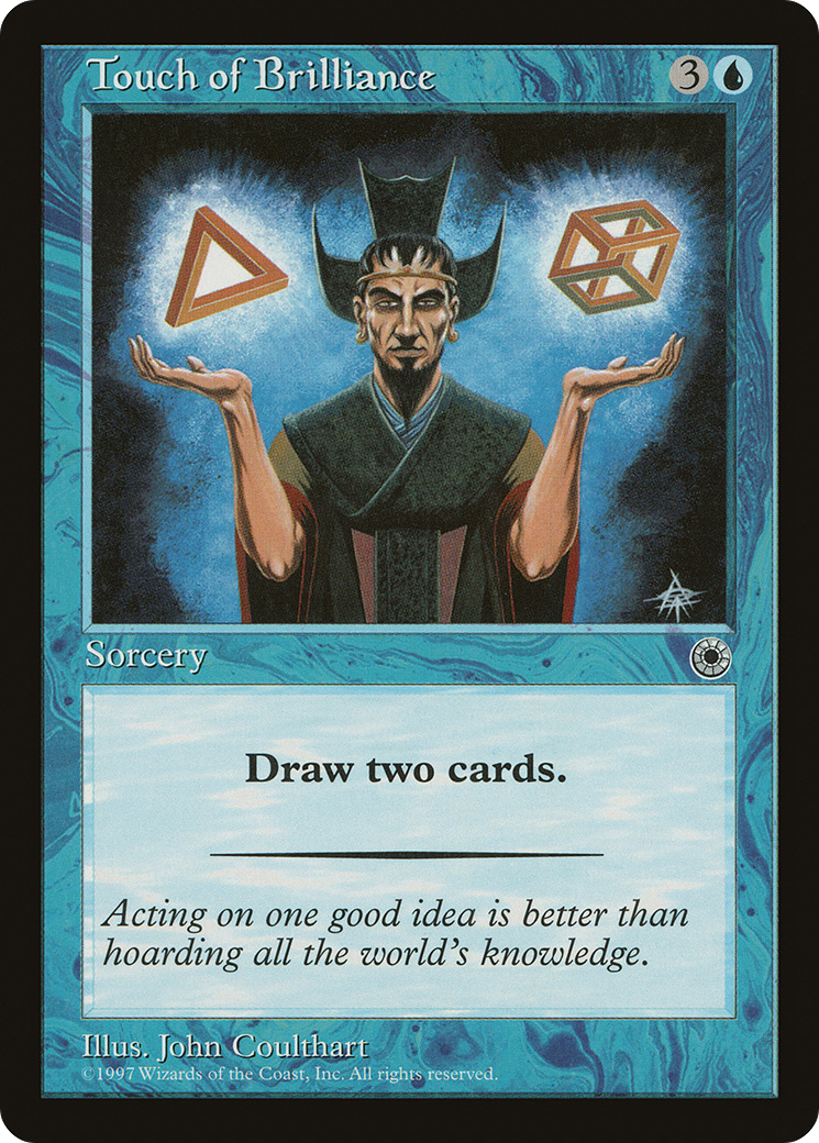 Touch of Brilliance (POR-076) - Portal - Premium MTG Single from Wizards of the Coast - Just $0.08! Shop now at Game Crave Tournament Store