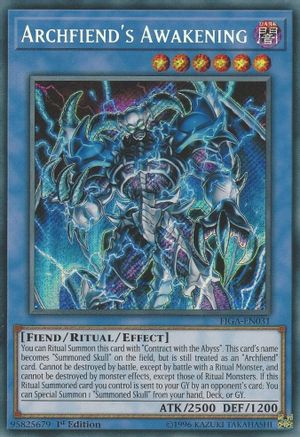 Archfiend's Awakening (FIGA-EN031) - Fists of the Gadgets 1st Edition - Premium Yugioh Single from Konami - Just $1.50! Shop now at Game Crave Tournament Store