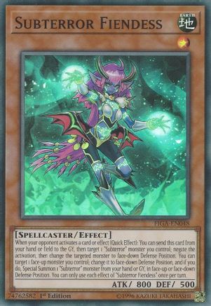 Subterror Fiendess (FIGA-EN048) - Fists of the Gadgets 1st Edition - Premium Yugioh Single from Konami - Just $0.26! Shop now at Game Crave Tournament Store