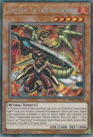 Ignis Heat, the True Dracowarrior (FIGA-EN053) - Fists of the Gadgets 1st Edition - Premium Yugioh Single from Konami - Just $1.72! Shop now at Game Crave Tournament Store