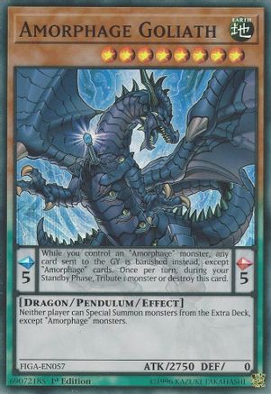 Amorphage Goliath (FIGA-EN057) - Fists of the Gadgets 1st Edition - Premium Yugioh Single from Konami - Just $0.25! Shop now at Game Crave Tournament Store