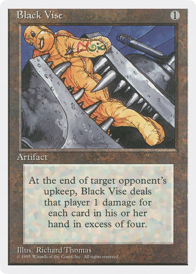 Black Vise (4ED-299) - Fourth Edition - Premium MTG Single from Wizards of the Coast - Just $0.90! Shop now at Game Crave Tournament Store