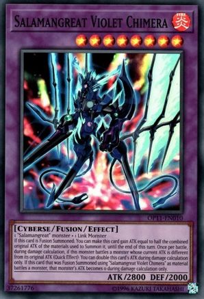Salamangreat Violet Chimera (OP11-EN010) - OTS Tournament Pack 11 Unlimited - Premium Yugioh Single from Konami - Just $0.43! Shop now at Game Crave Tournament Store
