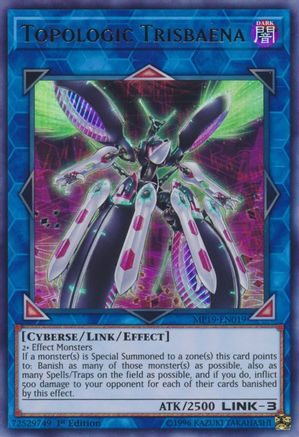 Topologic Trisbaena (MP19-EN019) - 2019 Gold Sarcophagus Tin Mega Pack 1st Edition - Premium Yugioh Single from Konami - Just $0.41! Shop now at Game Crave Tournament Store