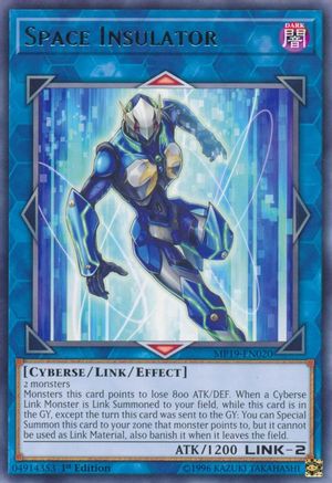 Space Insulator (MP19-EN020) - 2019 Gold Sarcophagus Tin Mega Pack 1st Edition - Premium Yugioh Single from Konami - Just $0.25! Shop now at Game Crave Tournament Store