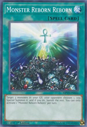 Monster Reborn Reborn (MP19-EN044) - 2019 Gold Sarcophagus Tin Mega Pack Unlimited - Premium Yugioh Single from Konami - Just $0.08! Shop now at Game Crave Tournament Store