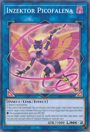 Inzektor Picofalena (MP19-EN067) - 2019 Gold Sarcophagus Tin Mega Pack Unlimited - Premium Yugioh Single from Konami - Just $0.25! Shop now at Game Crave Tournament Store