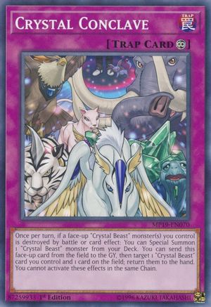 Crystal Conclave (MP19-EN070) - 2019 Gold Sarcophagus Tin Mega Pack 1st Edition - Premium Yugioh Single from Konami - Just $0.25! Shop now at Game Crave Tournament Store