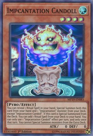 Impcantation Candoll (MP19-EN083) - 2019 Gold Sarcophagus Tin Mega Pack 1st Edition - Premium Yugioh Single from Konami - Just $0.81! Shop now at Game Crave Tournament Store