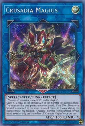 Crusadia Magius (MP19-EN105) - 2019 Gold Sarcophagus Tin Mega Pack 1st Edition - Premium Yugioh Single from Konami - Just $0.32! Shop now at Game Crave Tournament Store
