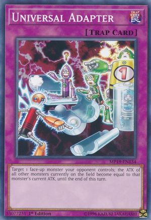 Universal Adapter (MP19-EN134) - 2019 Gold Sarcophagus Tin Mega Pack Unlimited - Premium Yugioh Single from Konami - Just $0.25! Shop now at Game Crave Tournament Store