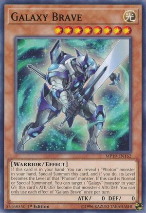 Galaxy Brave (MP19-EN162) - 2019 Gold Sarcophagus Tin Mega Pack Unlimited - Premium Yugioh Single from Konami - Just $0.51! Shop now at Game Crave Tournament Store