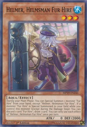 Helmer, Helmsman Fur Hire (MP19-EN246) - 2019 Gold Sarcophagus Tin Mega Pack 1st Edition - Premium Yugioh Single from Konami - Just $0.26! Shop now at Game Crave Tournament Store