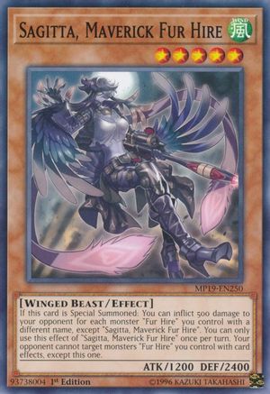 Sagitta, Maverick Fur Hire (MP19-EN250) - 2019 Gold Sarcophagus Tin Mega Pack Unlimited - Premium Yugioh Single from Konami - Just $0.08! Shop now at Game Crave Tournament Store