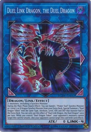 Duel Link Dragon, the Duel Dragon (SR) (YCSW-EN012) - Yu-Gi-Oh! Championship Series Prize Cards Limited - Premium Yugioh Single from Konami - Just $334.98! Shop now at Game Crave Tournament Store