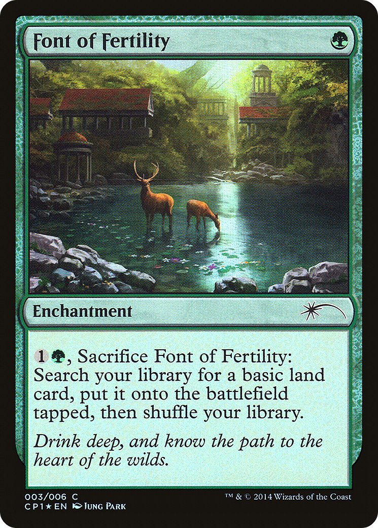 Font of Fertility (CP1-003) - Magic 2015 Clash Pack Foil - Premium MTG Single from Wizards of the Coast - Just $0.14! Shop now at Game Crave Tournament Store