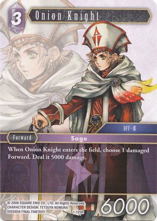 Onion Knight (Sage) - 1-125R (DECK EXCLUSIVE CARDS) - Premium Final Fantasy Single from Deck Exclusive Cards - Just $0.28! Shop now at Game Crave Tournament Store