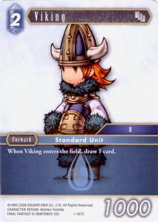 Viking (Refia) - 1-167C (DECK EXCLUSIVE CARDS) - Premium Final Fantasy Single from Deck Exclusive Cards - Just $0.25! Shop now at Game Crave Tournament Store