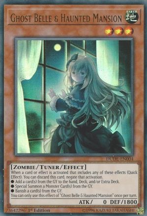 Ghost Belle & Haunted Mansion (DUDE-EN004) - Duel Devastator 1st Edition - Premium Yugioh Single from Konami - Just $1.36! Shop now at Game Crave Tournament Store