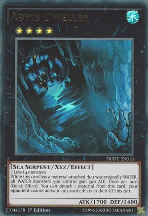 Abyss Dweller (DUDE-EN016) - Duel Devastator 1st Edition - Premium Yugioh Single from Konami - Just $0.25! Shop now at Game Crave Tournament Store