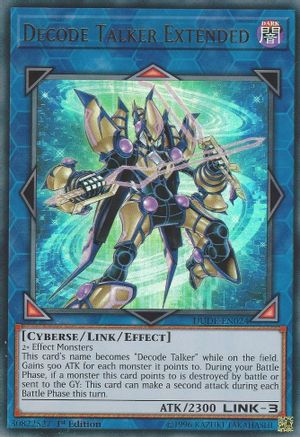 Decode Talker Extended (DUDE-EN024) - Duel Devastator 1st Edition - Premium Yugioh Single from Konami - Just $0.25! Shop now at Game Crave Tournament Store