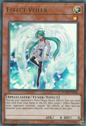 Effect Veiler (DUDE-EN028) - Duel Devastator 1st Edition - Premium Yugioh Single from Konami - Just $1.67! Shop now at Game Crave Tournament Store