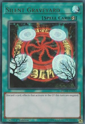 Silent Graveyard (DUDE-EN042) - Duel Devastator 1st Edition - Premium Yugioh Single from Konami - Just $0.25! Shop now at Game Crave Tournament Store