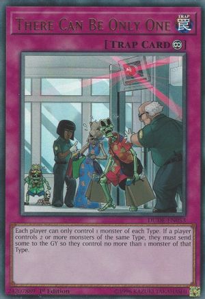 There Can Be Only One (DUDE-EN053) - Duel Devastator 1st Edition - Premium Yugioh Single from Konami - Just $0.74! Shop now at Game Crave Tournament Store