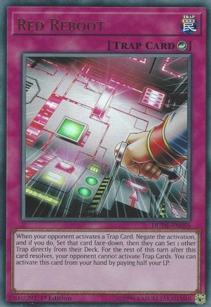 Red Reboot (DUDE-EN056) - Duel Devastator 1st Edition - Premium Yugioh Single from Konami - Just $0.26! Shop now at Game Crave Tournament Store