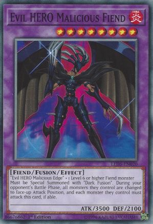 Evil HERO Malicious Fiend (LED5-EN020) - Legendary Duelists: Immortal Destiny 1st Edition - Premium Yugioh Single from Konami - Just $0.08! Shop now at Game Crave Tournament Store