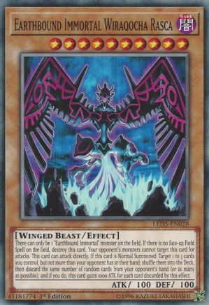 Earthbound Immortal Wiraqocha Rasca (LED5-EN028) - Legendary Duelists: Immortal Destiny 1st Edition - Premium Yugioh Single from Konami - Just $0.25! Shop now at Game Crave Tournament Store