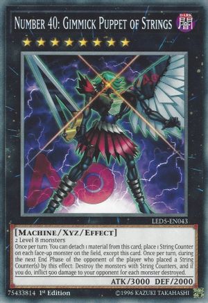 Number 40: Gimmick Puppet of Strings (LED5-EN043) - Legendary Duelists: Immortal Destiny 1st Edition - Premium Yugioh Single from Konami - Just $0.83! Shop now at Game Crave Tournament Store