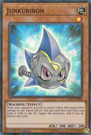 Junkuriboh (AC19-EN008) - Advent Calendar 2019 1st Edition - Premium Yugioh Single from Konami - Just $0.54! Shop now at Game Crave Tournament Store