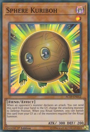 Sphere Kuriboh (AC19-EN012) - Advent Calendar 2019 1st Edition - Premium Yugioh Single from Konami - Just $0.60! Shop now at Game Crave Tournament Store