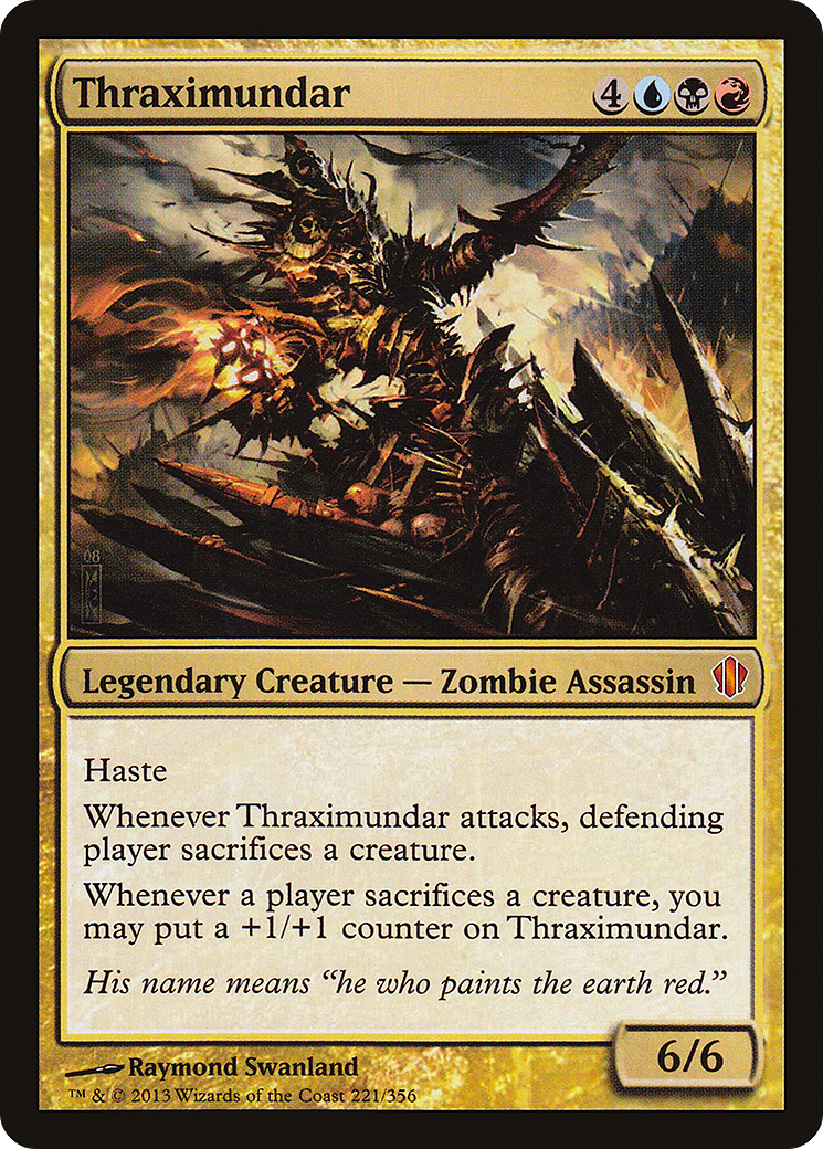 Thraximundar (C13-221) - Commander 2013 - Premium MTG Single from Wizards of the Coast - Just $0.14! Shop now at Game Crave Tournament Store