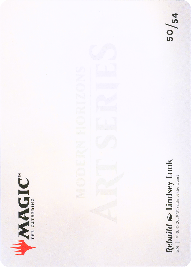 Rebuild // Rebuild (AMH1-050) - Modern Horizons Art Series (Borderless) - Premium MTG Single from Wizards of the Coast - Just $0! Shop now at Game Crave Tournament Store