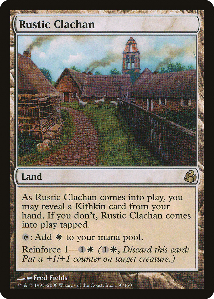 Rustic Clachan (MOR-150) - Morningtide Foil - Premium MTG Single from Wizards of the Coast - Just $1.78! Shop now at Game Crave Tournament Store