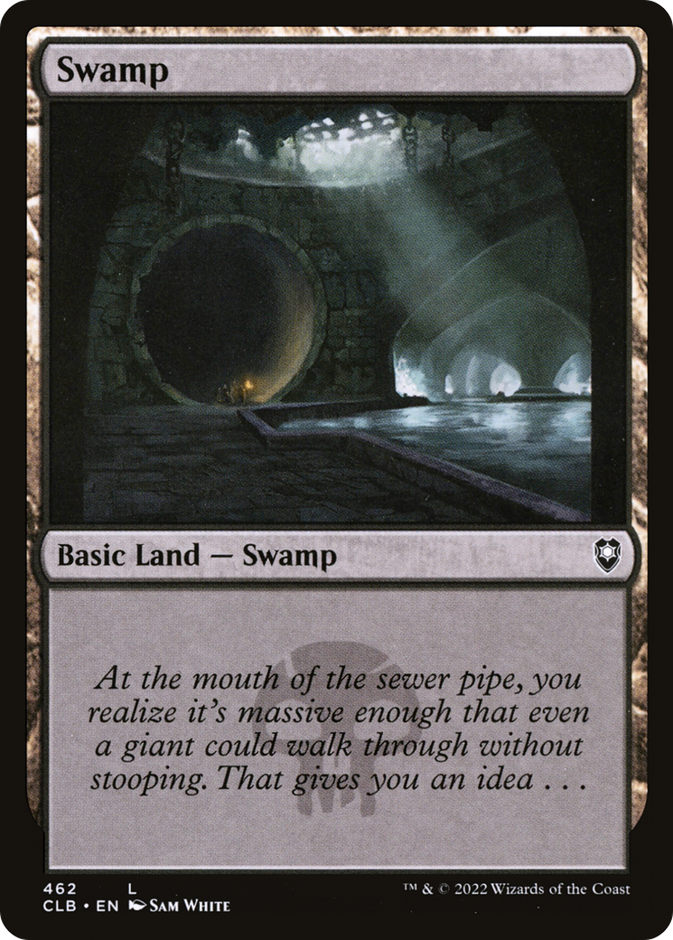 Swamp (CLB-462) - Commander Legends: Battle for Baldur's Gate Foil - Premium MTG Single from Wizards of the Coast - Just $0.25! Shop now at Game Crave Tournament Store