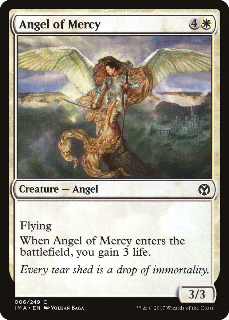 Angel of Mercy (IMA-006) - Iconic Masters Foil - Premium MTG Single from Wizards of the Coast - Just $0.33! Shop now at Game Crave Tournament Store