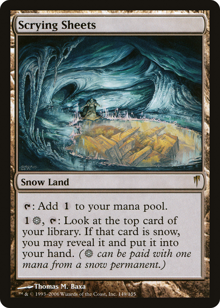 Scrying Sheets (CSP-149) - Coldsnap Foil - Premium MTG Single from Wizards of the Coast - Just $9.51! Shop now at Game Crave Tournament Store