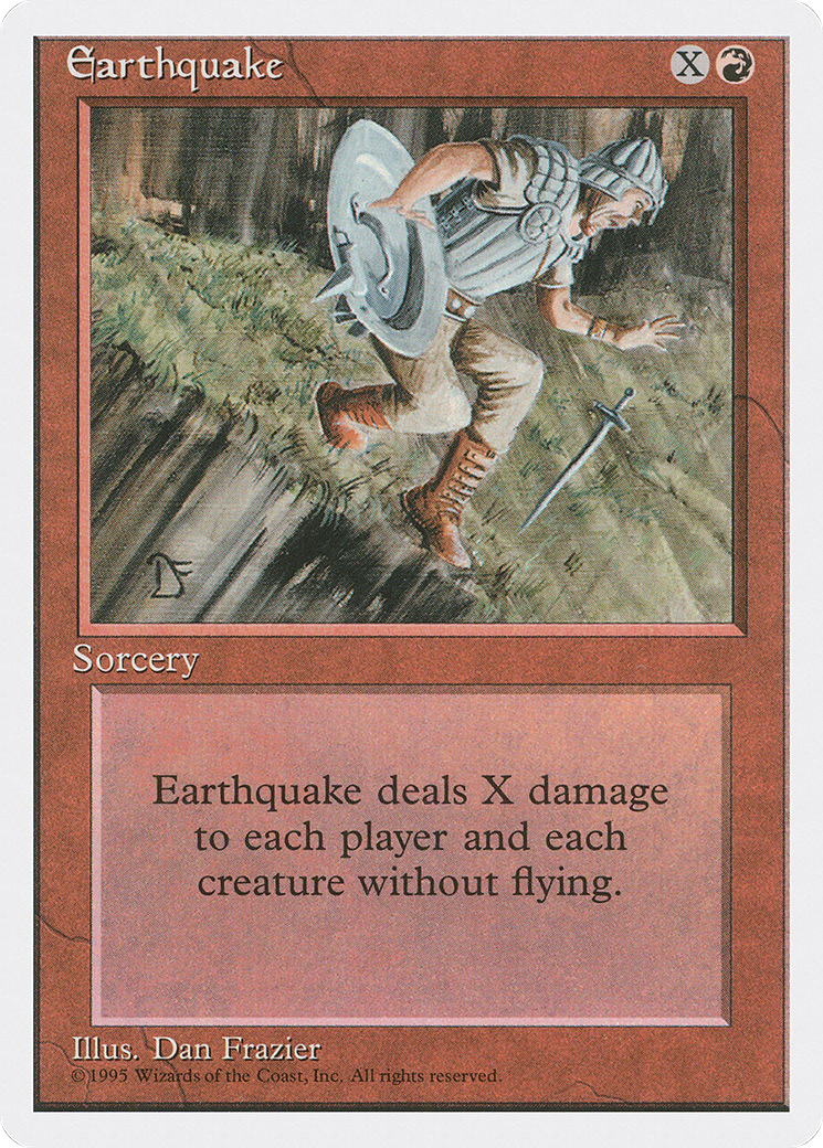 Earthquake (4ED-189) - Fourth Edition - Premium MTG Single from Wizards of the Coast - Just $0.33! Shop now at Game Crave Tournament Store
