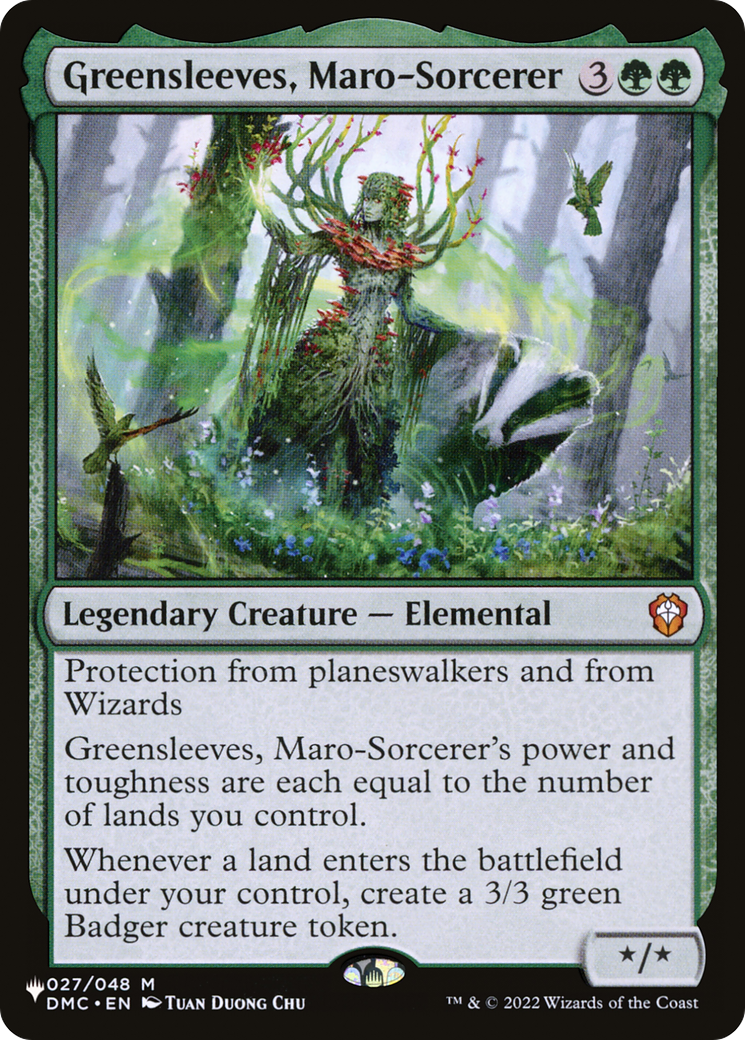 Greensleeves, Maro-Sorcerer (PLIST-1273) - The List - Premium MTG Single from Wizards of the Coast - Just $4.56! Shop now at Game Crave Tournament Store