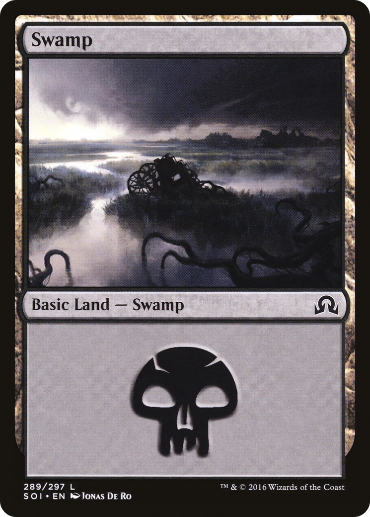 Swamp (SOI-289) - Shadows over Innistrad Foil - Premium MTG Single from Wizards of the Coast - Just $0.25! Shop now at Game Crave Tournament Store
