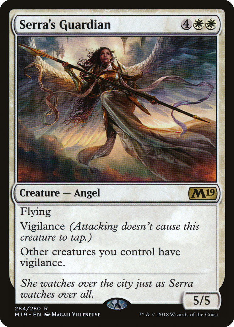 Serra's Guardian (M19-284) - Core Set 2019 - Premium MTG Single from Wizards of the Coast - Just $0.25! Shop now at Game Crave Tournament Store