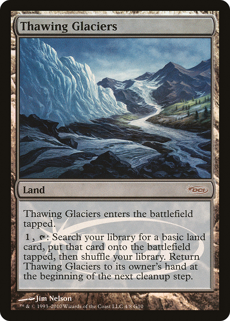 Thawing Glaciers (G10-004) - Judge Gift Cards 2010 Foil - Premium MTG Single from Wizards of the Coast - Just $16.19! Shop now at Game Crave Tournament Store